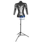 Inflatable Male Torso with Arms, MS12 Stand